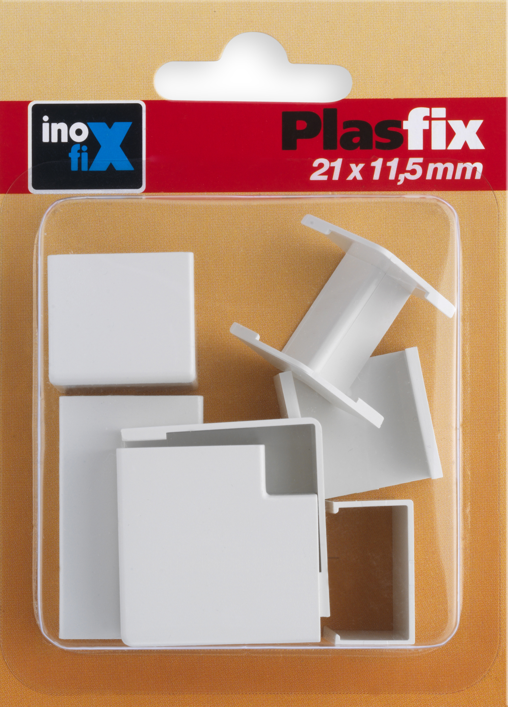 Inofix Canaleta para cables (L x An x Al: 2 m x 5 mm x 9 mm, Blanco)